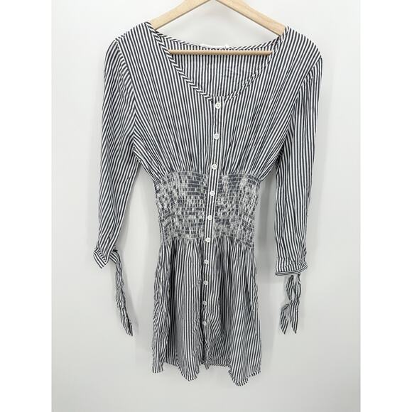 Jack by BB Dakota Dresses & Skirts - Jack BB Dakota Womens Blue Striped Smocked Dress Size S NWT Cosplay Sailor